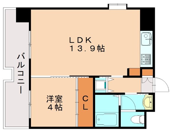 東比恵駅 徒歩7分 9階の物件間取画像